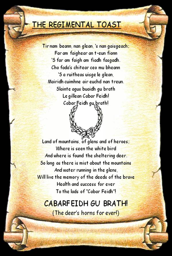 Gaelic Toast